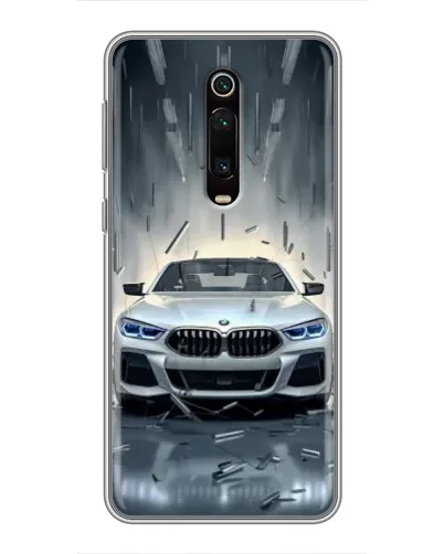 Чехол для Xiaomi Mi 9T Pro с картинкой «BMW в свете фар»