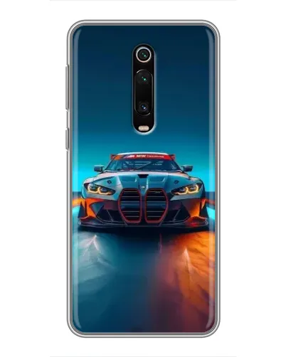 Чехол для Xiaomi Mi 9T Pro с картинкой «BMW — огни неона» Чехол для Xiaomi Mi 9T Pro с картинкой «BMW — огни неона»