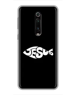 Чехол для Xiaomi Mi 9T Pro с картинкой «Рыба Jesus»