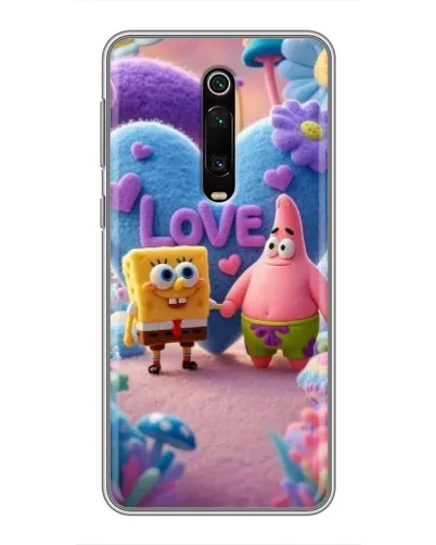 Чехол для Xiaomi Mi 9T Pro с картинкой «Губка Боб Патрик»
