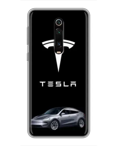 Чехол для Xiaomi Mi 9T Pro с картинкой «Tesla Model Y»
