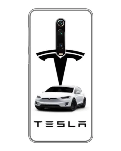 Чехол для Xiaomi Mi 9T Pro с картинкой «Tesla White Style»