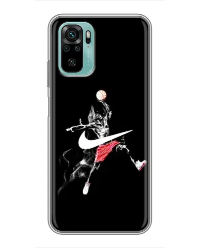Чехол для Xiaomi Redmi Note 10 5G с картинкой «Jordan Jumpman»