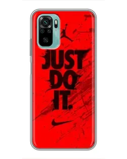 Чехол для Xiaomi Redmi Note 10 5G с картинкой «Nike Just Do It»