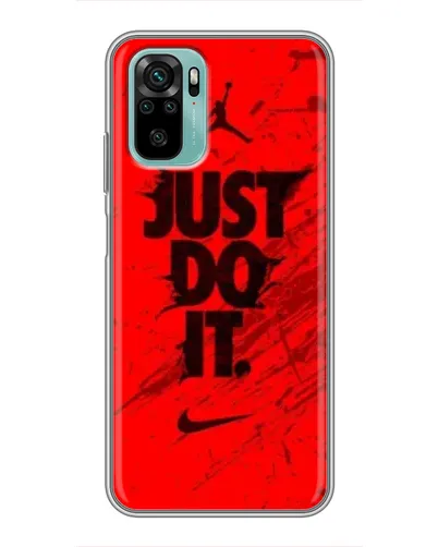 Чехол для Xiaomi Redmi Note 10 5G с картинкой «Nike Just Do It»