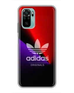 Чохол для Xiaomi Redmi Note 10 5G з картинкою «Adidas Red Neon»