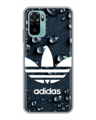 Чехол для Xiaomi Redmi Note 10 5G с картинкой «Adidas Trefoil Blue»