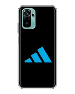 Чехол для Xiaomi Redmi Note 10 5G с картинкой «Adidas Cyan Logo»