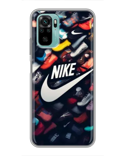 Чехол для Xiaomi Redmi Note 10 5G с картинкой «Коллекция кроссовок Nike» Чехол для Xiaomi Redmi Note 10 5G с картинкой «Коллекция кроссовок Nike»