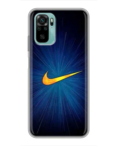 Чохол для Xiaomi Redmi Note 10 5G з картинкою «Синій пульс Nike» Чохол для Xiaomi Redmi Note 10 5G з картинкою «Синій пульс Nike»