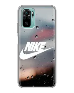 Чохол для Xiaomi Redmi Note 10 5G з картинкою «Nike у стилі ретро»