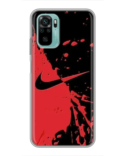 Чохол для Xiaomi Redmi Note 10 5G з картинкою «Червоні бризки Nike» Чохол для Xiaomi Redmi Note 10 5G з картинкою «Червоні бризки Nike»