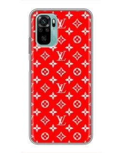 Чехол для Xiaomi Redmi Note 10 5G с картинкой «Яркий паттерн LV»