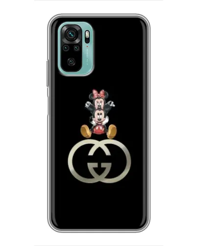Чехол для Xiaomi Redmi Note 10 5G с картинкой «Минни Маус на лого» Чехол для Xiaomi Redmi Note 10 5G с картинкой «Минни Маус на лого»