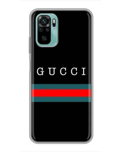 Чехол для Xiaomi Redmi Note 10 5G с картинкой «Gucci — красный пояс» Чехол для Xiaomi Redmi Note 10 5G с картинкой «Gucci — красный пояс»