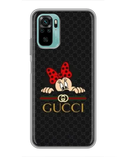 Чехол для Xiaomi Redmi Note 10 5G с картинкой «Минни Маус Gucci — черный» Чехол для Xiaomi Redmi Note 10 5G с картинкой «Минни Маус Gucci — черный»