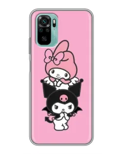 Чохол для Xiaomi Redmi Note 10 5G з картинкою «My Melody та Kuromi»
