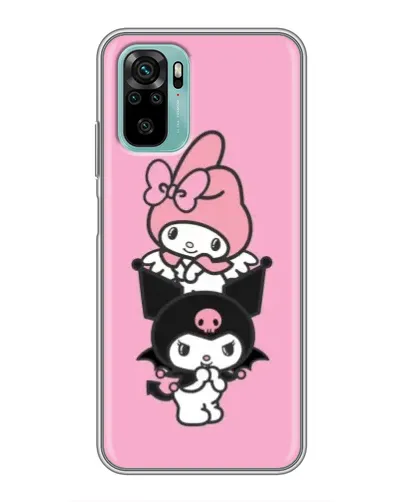 Чехол для Xiaomi Redmi Note 10 5G с картинкой «My Melody и Kuromi» Чехол для Xiaomi Redmi Note 10 5G с картинкой «My Melody и Kuromi»