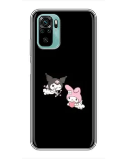 Чохол для Xiaomi Redmi Note 10 5G з картинкою «My Melody та Kuromi»