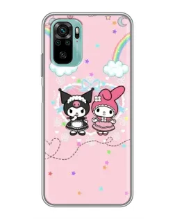 Чохол для Xiaomi Redmi Note 10 5G з картинкою «My Melody та Kuromi»