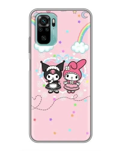 Чехол для Xiaomi Redmi Note 10 5G с картинкой «My Melody и Kuromi» Чехол для Xiaomi Redmi Note 10 5G с картинкой «My Melody и Kuromi»