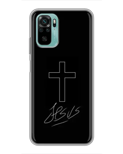 Чохол для Xiaomi Redmi Note 10 5G з картинкою «Графічний хрест Jesus» Чохол для Xiaomi Redmi Note 10 5G з картинкою «Графічний хрест Jesus»