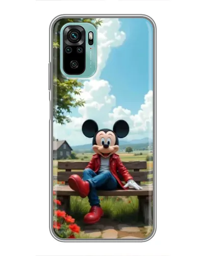 Чехол для Xiaomi Redmi Note 10 5G с картинкой «Микки на скамейке» Чехол для Xiaomi Redmi Note 10 5G с картинкой «Микки на скамейке»