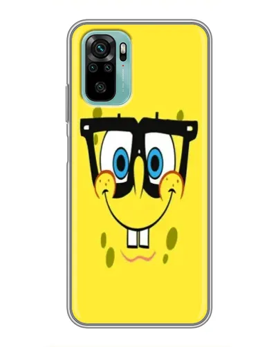Чохол для Xiaomi Redmi Note 10 5G з картинкою «Мінімалістичний Спанч Боб» Чохол для Xiaomi Redmi Note 10 5G з картинкою «Мінімалістичний Спанч Боб»