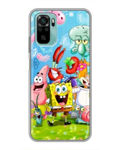 Чохол для Xiaomi Redmi Note 10 5G з картинкою «Губка Боб та друзі» Чохол для Xiaomi Redmi Note 10 5G з картинкою «Губка Боб та друзі»