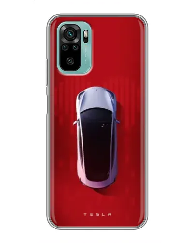 Чехол для Xiaomi Redmi Note 10 5G с картинкой «Tesla Top View» Чехол для Xiaomi Redmi Note 10 5G с картинкой «Tesla Top View»