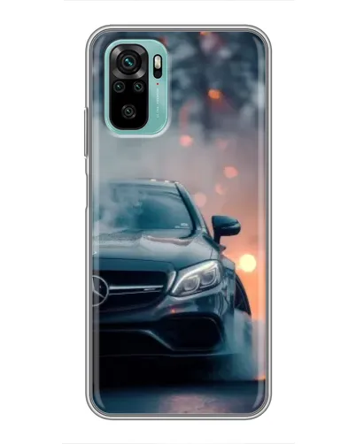 Чехол для Xiaomi Redmi Note 10 5G с картинкой «Mercedes — ночной город» Чехол для Xiaomi Redmi Note 10 5G с картинкой «Mercedes — ночной город»