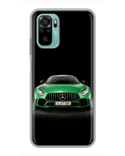 Чехол для Xiaomi Redmi Note 10 5G с картинкой «Mercedes — неоновый лого» Чехол для Xiaomi Redmi Note 10 5G с картинкой «Mercedes — неоновый лого»