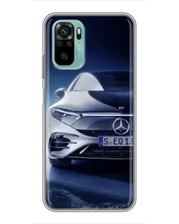 Чехол для Xiaomi Redmi Note 10 5G с картинкой «Mercedes EQ — будущее»