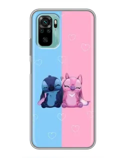 Чехол для Xiaomi Redmi Note 10 5G с картинкой «Stitch и Angel Love» Чехол для Xiaomi Redmi Note 10 5G с картинкой «Stitch и Angel Love»