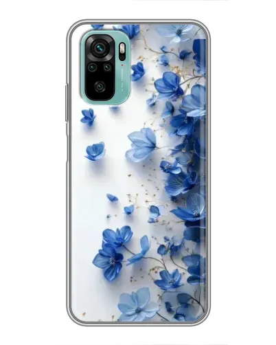 Чехол для Xiaomi Redmi Note 10 5G с картинкой «Голубой цветочный каскад» Чехол для Xiaomi Redmi Note 10 5G с картинкой «Голубой цветочный каскад»