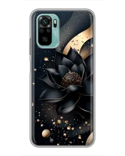 Чехол для Xiaomi Redmi Note 10 5G с картинкой «Черный лотос» Чехол для Xiaomi Redmi Note 10 5G с картинкой «Черный лотос»