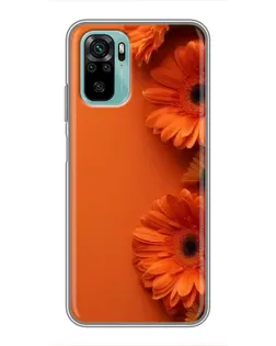 Чехол для Xiaomi Redmi Note 10 5G с картинкой «Оранжевые герберы» Чехол для Xiaomi Redmi Note 10 5G с картинкой «Оранжевые герберы»