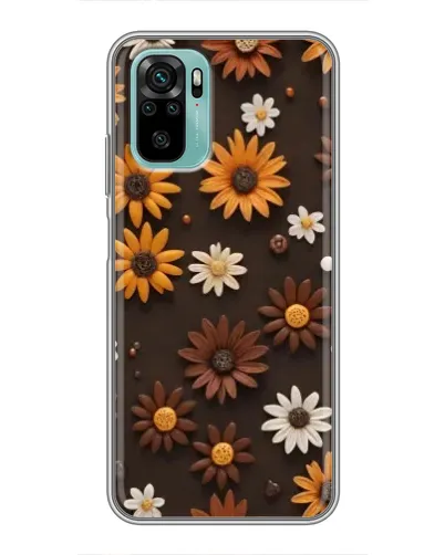 Чехол для Xiaomi Redmi Note 10 5G с картинкой «Узор из маленьких подсолнухов» Чехол для Xiaomi Redmi Note 10 5G с картинкой «Узор из маленьких подсолнухов»