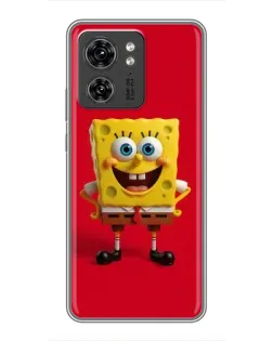 Чехол для Xiaomi Redmi Note 10 Pro 5g с картинкой «Спанч Боб на красном»