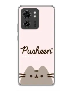 Чехол для Xiaomi Redmi Note 10 Pro 5g с картинкой «Pusheen логотип»