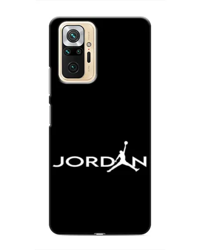 Чехол для Xiaomi Redmi Note 10 Pro с картинкой «Jordan White Logo»