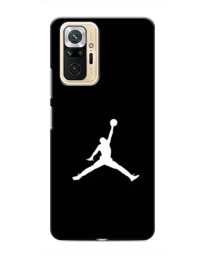 Чехол для Xiaomi Redmi Note 10 Pro с картинкой «Jordan Silhouette»