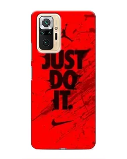 Чехол для Xiaomi Redmi Note 10 Pro с картинкой «Nike Just Do It»