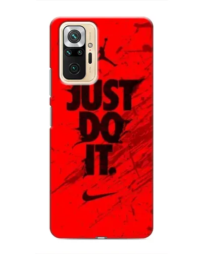 Чехол для Xiaomi Redmi Note 10 Pro с картинкой «Nike Just Do It»