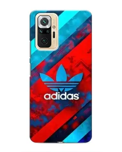 Чехол для Xiaomi Redmi Note 10 Pro с картинкой «Абстракция Adidas»