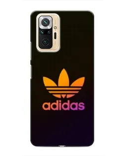 Чехол для Xiaomi Redmi Note 10 Pro с картинкой «Градиент Adidas»