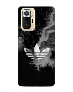 Чехол для Xiaomi Redmi Note 10 Pro с картинкой «Абстрактный дым Adidas»
