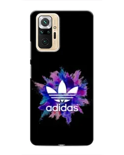 Чехол для Xiaomi Redmi Note 10 Pro с картинкой «Взрыв красок Adidas»