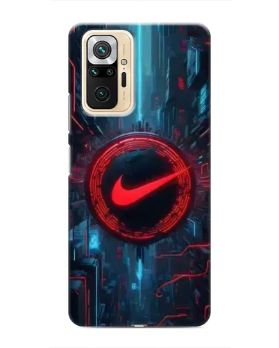 Чехол для Xiaomi Redmi Note 10 Pro с картинкой «Техногенный стиль Nike» Чехол для Xiaomi Redmi Note 10 Pro с картинкой «Техногенный стиль Nike»