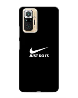 Чехол для Xiaomi Redmi Note 10 Pro с картинкой «Минимализм от Nike»